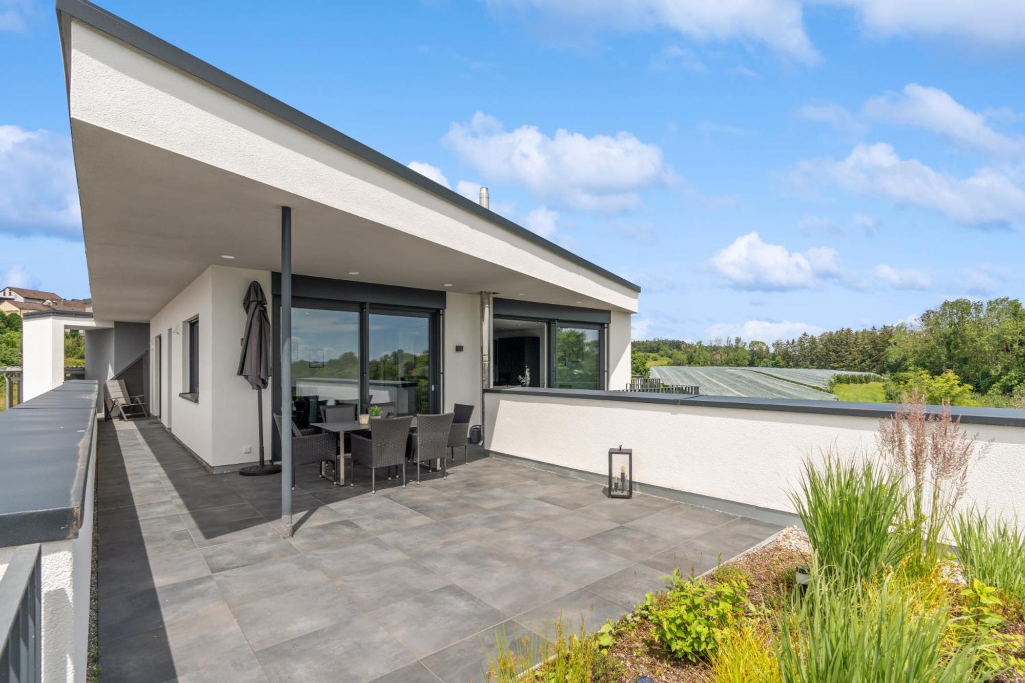 Anytime - Penthouse Mit Terrasse Und Bergsicht Lägenhet FDH Exteriör bild
